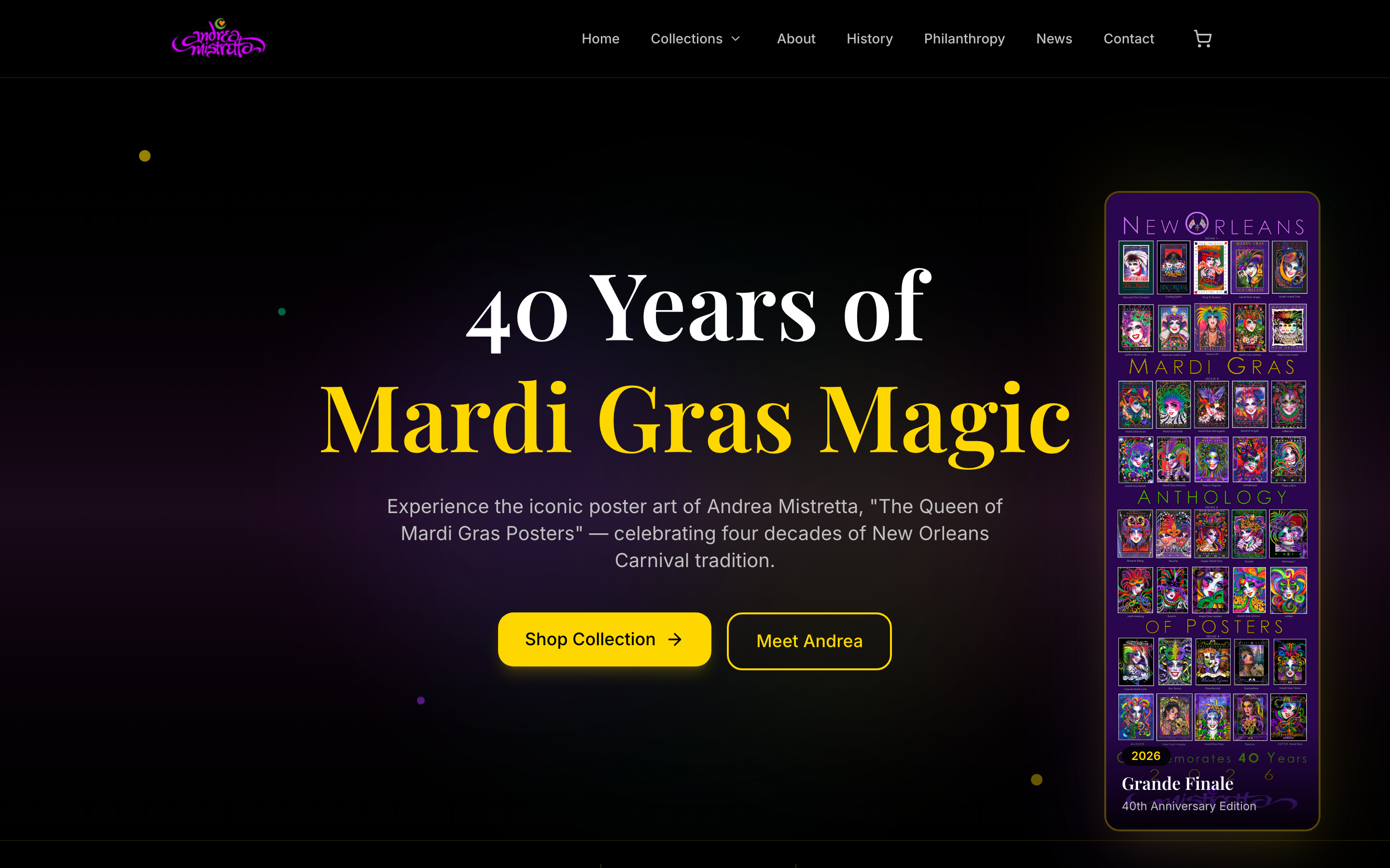 Mardi Gras Graphics homepage